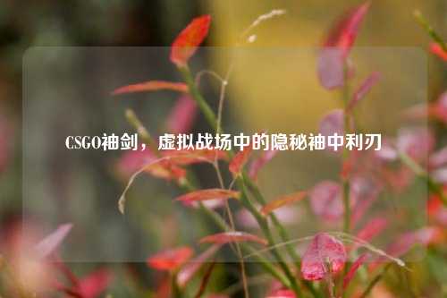 CSGO袖剑，虚拟战场中的隐秘袖中利刃
