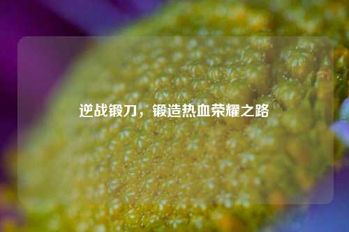逆战锻刀，锻造热血荣耀之路
