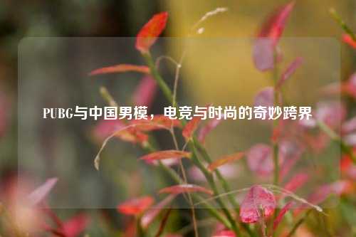 PUBG与中国男模，电竞与时尚的奇妙跨界